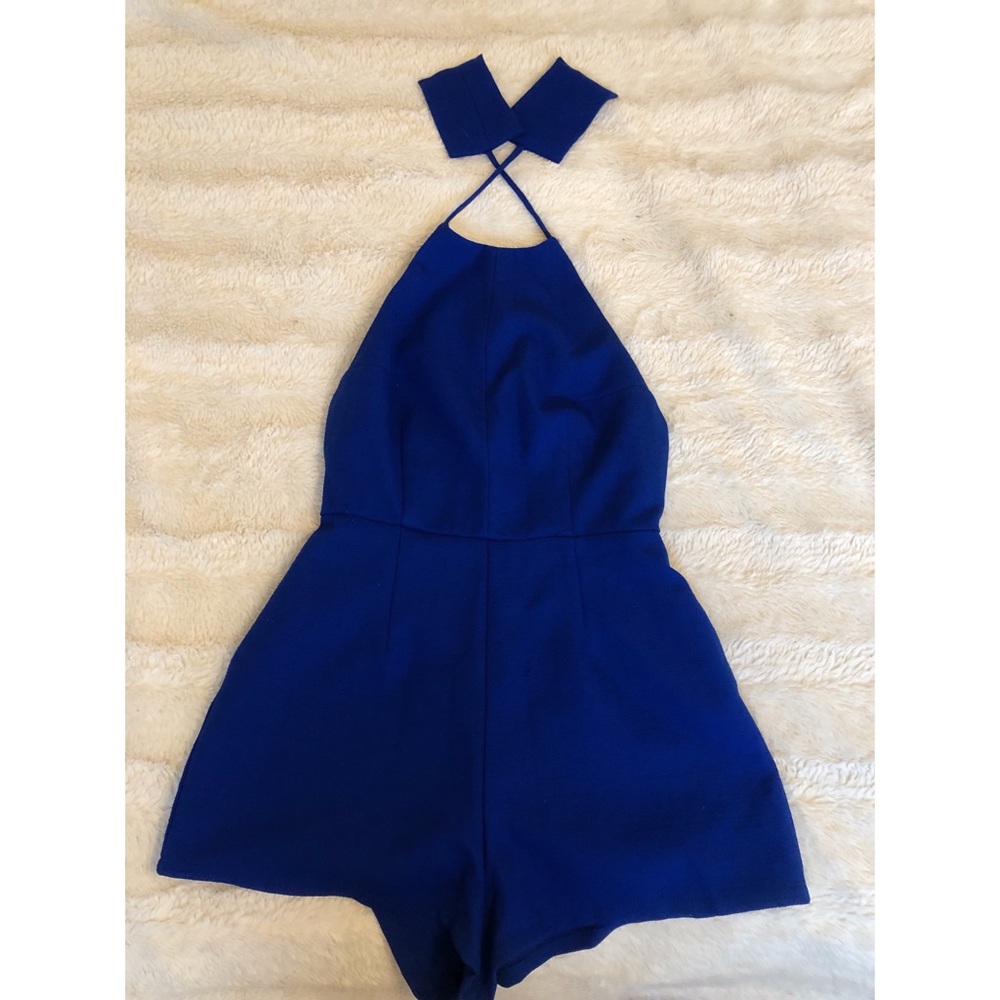 Royal blue romper